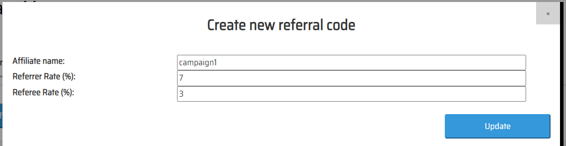 create referral code